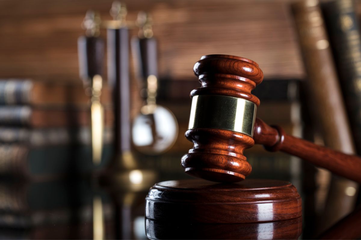 Courtroom gavel symbolizing indictable vs summary offences.