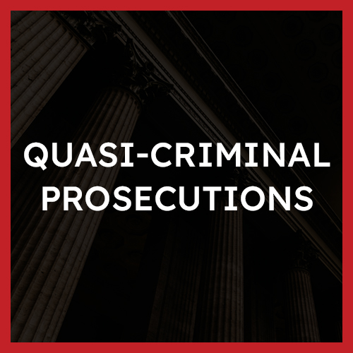 Quasi-Criminal Prosecutions