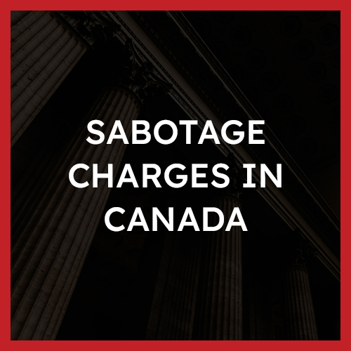 Sabotage Charges in Canada