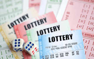 Lottery tickets with a set of dice