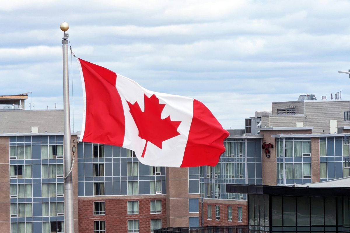 Canadian flag.