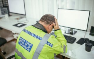 A police officer submits a false report.